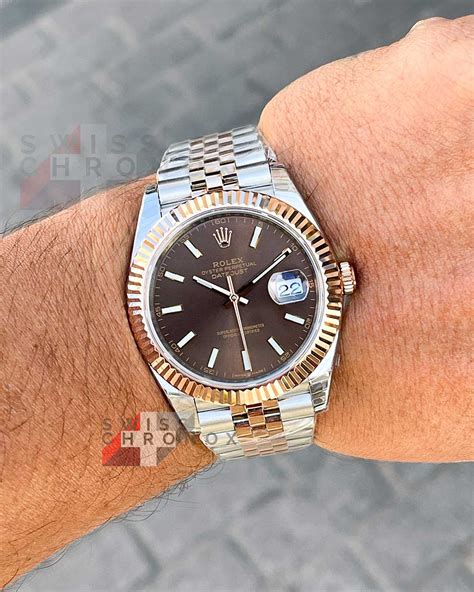 rolex chocolat prix|rolex datejust chocolate dial.